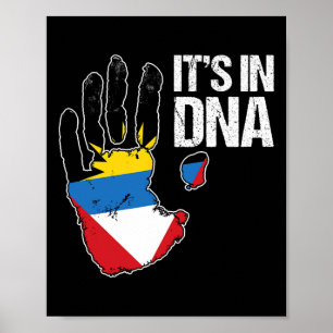Barbuda Antigua Det är i min DNA Barbudan Antiguan Poster