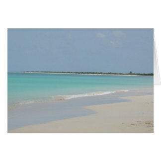 Barbuda Beach Hälsningskort