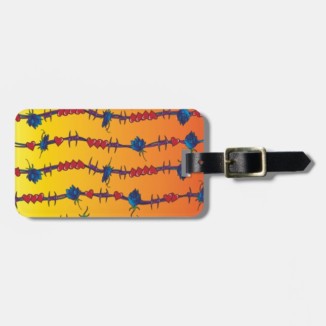 Barbwire Bagagebricka (Horisontell Framsida)