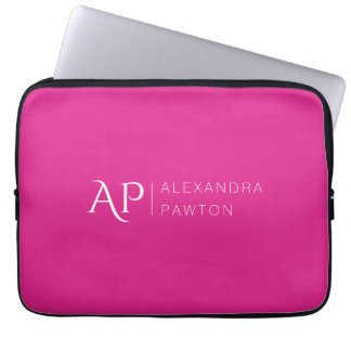 Barby Rosa Simple Minimalist Personlig Laptop Fodral