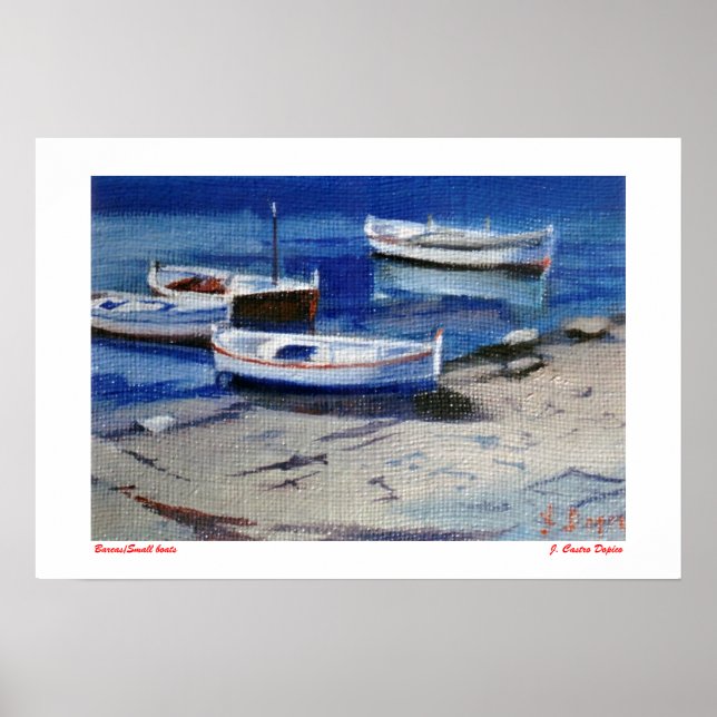 Barcas/småbåtar Poster (Framsidan)