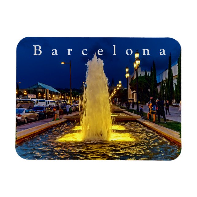 Barcelona. #100. magnet (Horisontell)