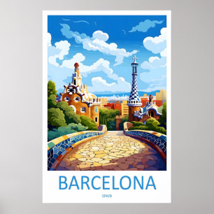Barcelona 18 poster