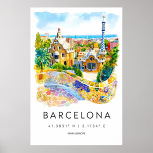 Barcelona 19 poster