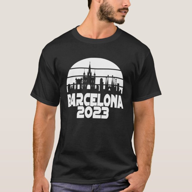 Barcelona 2023 Barcelona T Shirt (Framsida)