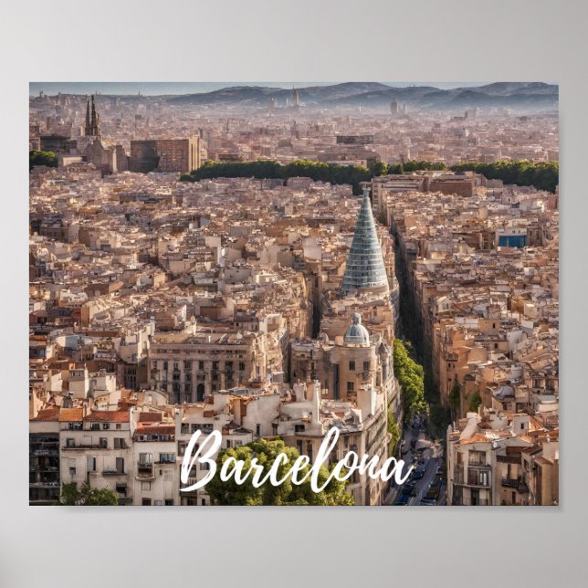 Barcelona (4) poster (Framsidan)