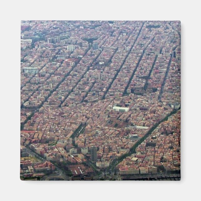 Barcelona Aerial Magnet (Framsidan)
