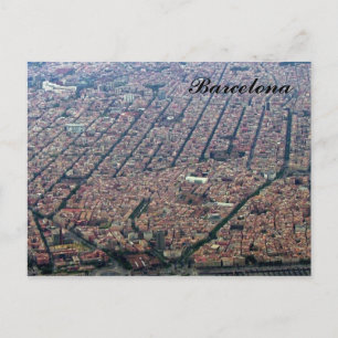 Barcelona Aerial Vykort