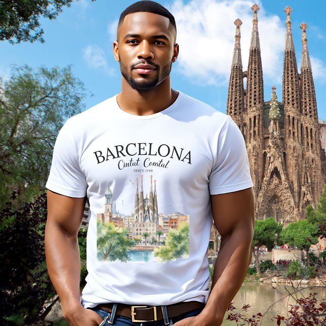 Barcelona Beauty – Iconic Cathedral & City  T Shirt (Skapare uppladdad)