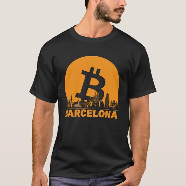 Barcelona Bitcoin Maximalist  Bitcoin Barcelona Sk T Shirt (Framsida)