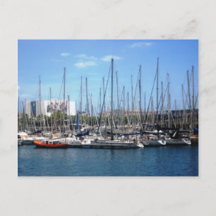 Barcelona Boats Vykort