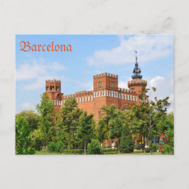 Barcelona castle vykort