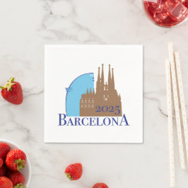 Barcelona Cocktail Napkin Pappersservett