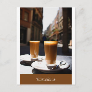 Barcelona Coffee Break Vykort