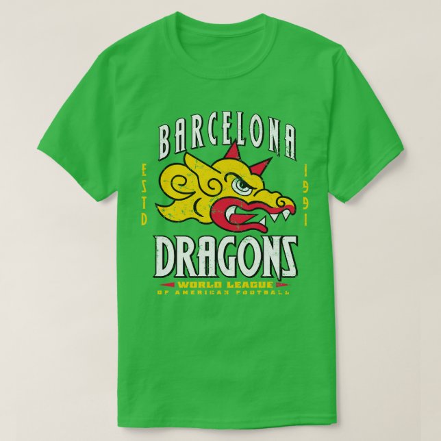 Barcelona Dragons T Shirt (Design framsida)