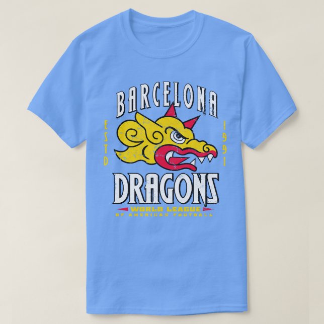 Barcelona Dragons T Shirt (Design framsida)