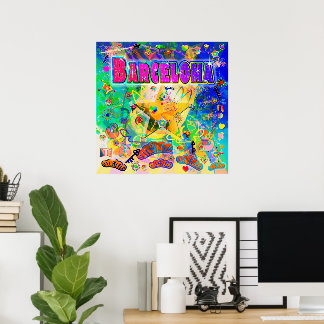 Barcelona Epoch Hour Poster