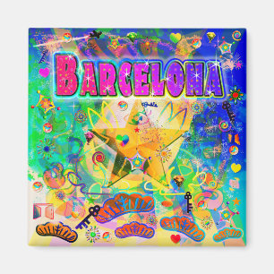 Barcelona Epok Timme Magnet