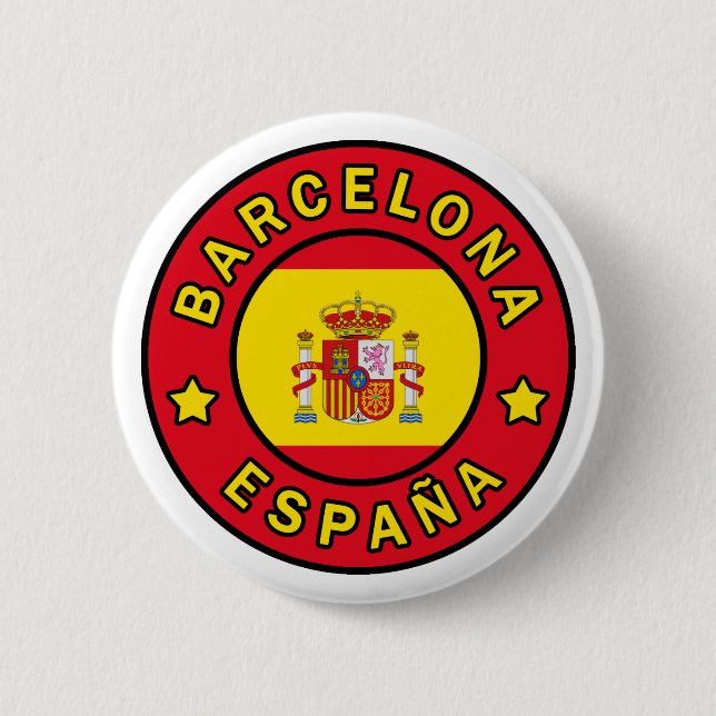 Barcelona España Knapp (Framsida)