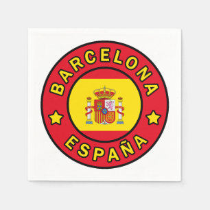 Barcelona España Pappersservett