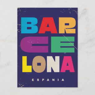 Barcelona Espania Vykort