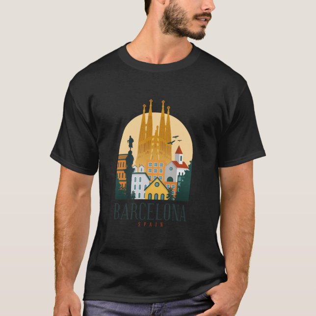 Barcelona Essential T Shirt (Framsida)