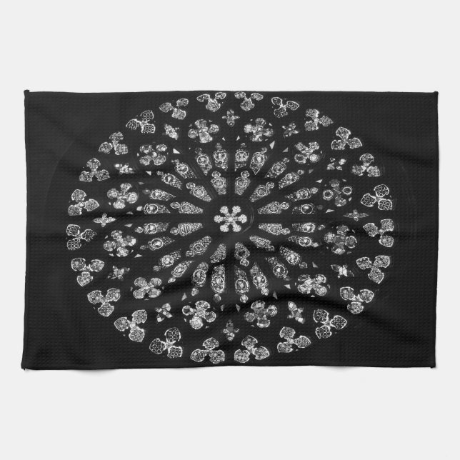 Barcelona fönster kökshandduk (Horisontell)