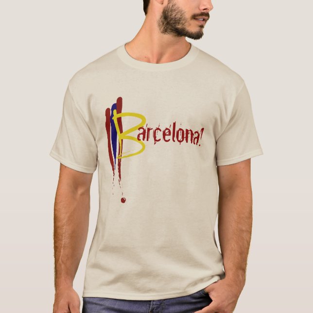 Barcelona fotboll tee (Framsida)