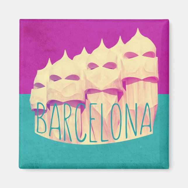 Barcelona Gaudi Paradise Magnet (Framsidan)