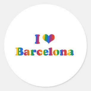 BARCELONA GAY PRIDE RUNT KLISTERMÄRKE