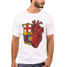 Barcelona Hjärtan Fan T-Shirt