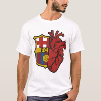 Barcelona Hjärtan Fan T-Shirt