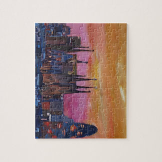 Barcelona horisont och Torre Agbar, Sagrada Pussel