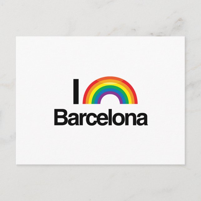 BARCELONA - I KÄRLEK PRIDE.png Vykort (Framsida)