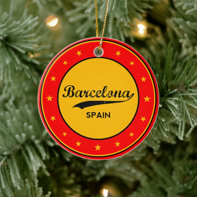 Barcelona Julgransprydnad Keramik (Träd)