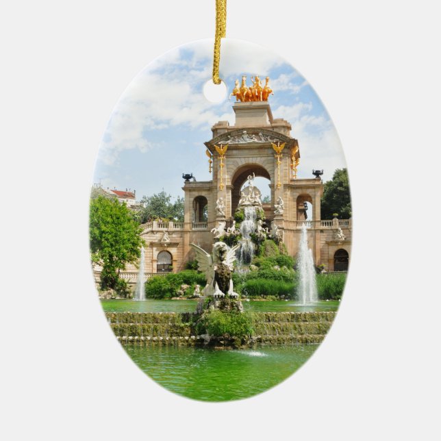 Barcelona Julgransprydnad Keramik (Framsidan)