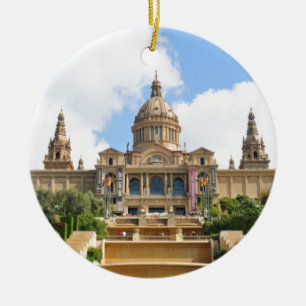 Barcelona Julgransprydnad Keramik