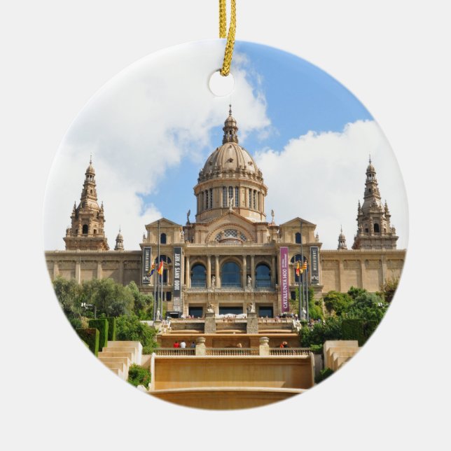 Barcelona Julgransprydnad Keramik (Framsidan)