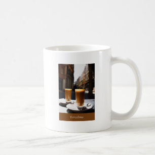 Barcelona kaffeavbrott kaffemugg