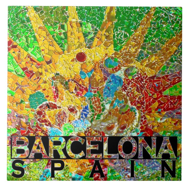 Barcelona Kakelplatta (Framsidan)
