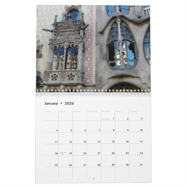 Barcelona Kalender (Jan 2026)