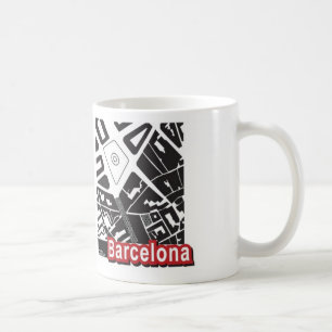 Barcelona kartamugg kaffemugg