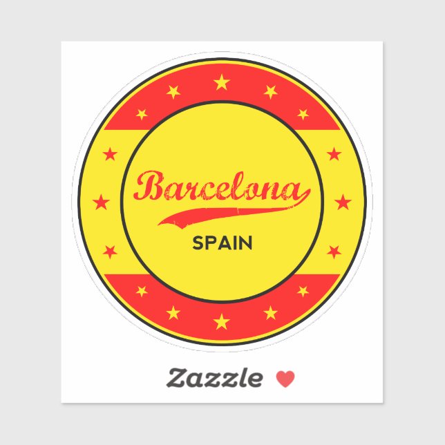 Barcelona Klistermärken (Ark)