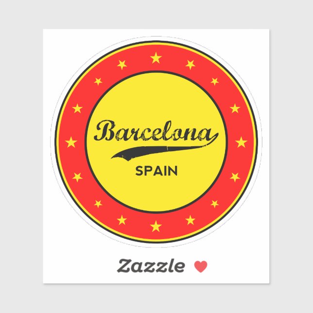 Barcelona Klistermärken (Ark)