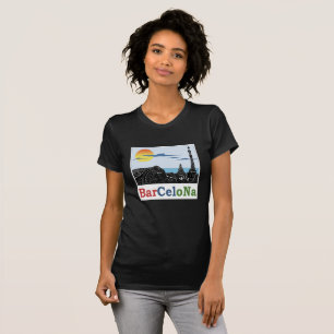 Barcelona kvinna T-tröja Tee