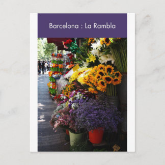 Barcelona: La Rambla Vykort