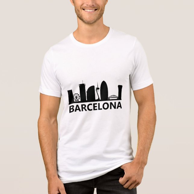 barcelona logotyp t shirt (Framsida)