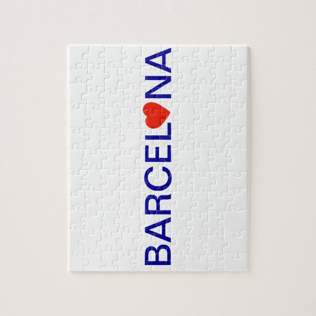 Barcelona love pussel (Vertikal)