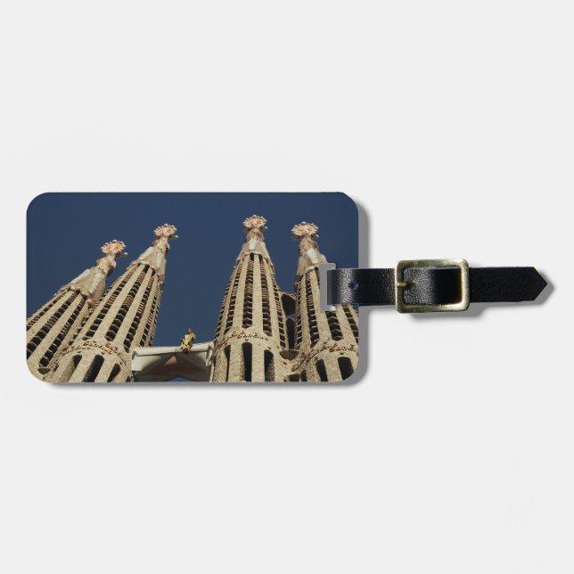 Barcelona Luggage Tag Bagagebricka (Horisontell Framsida)