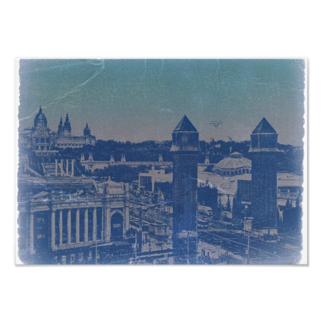 Barcelona Old Town Fototryck (Framsidan)